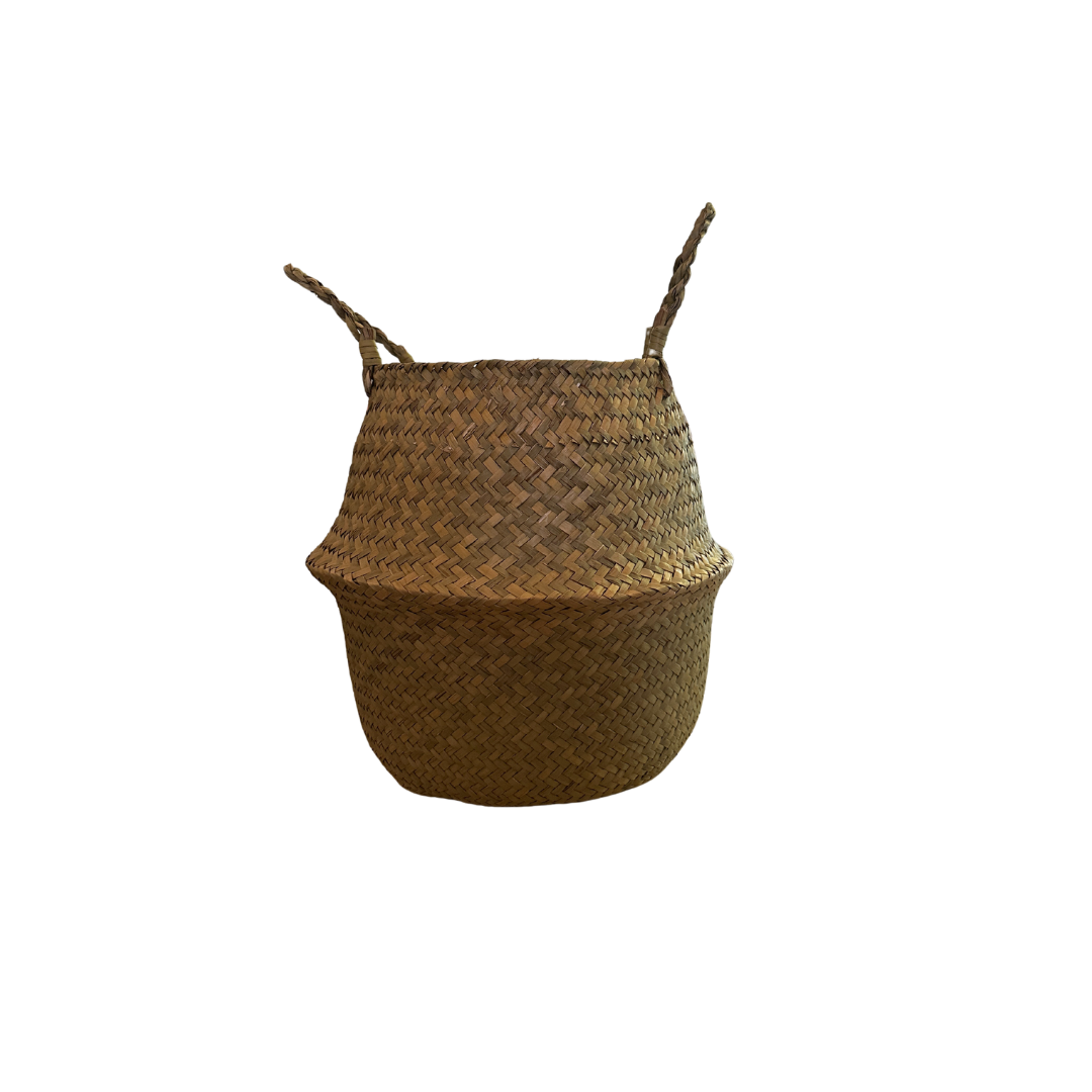Natural Seagrass Basket - Small