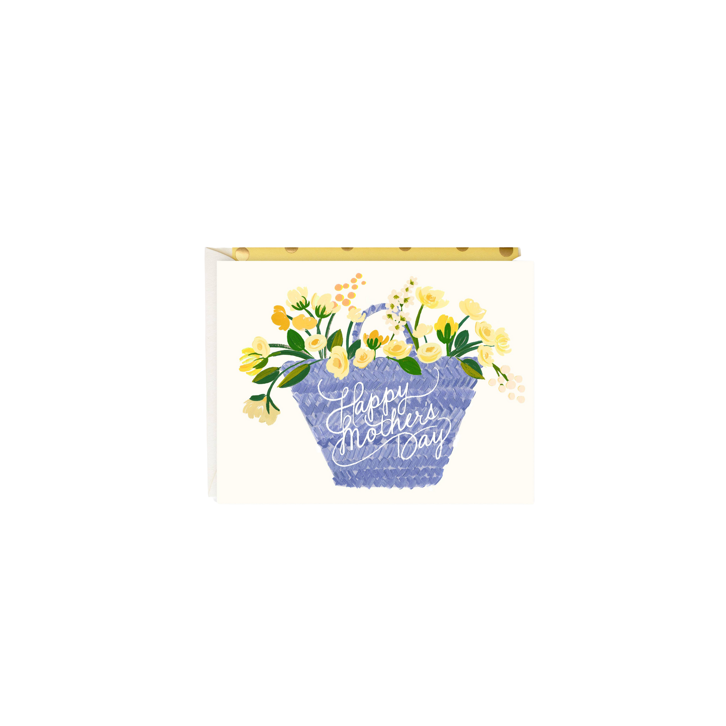 Mothers Day Flower Basket Card