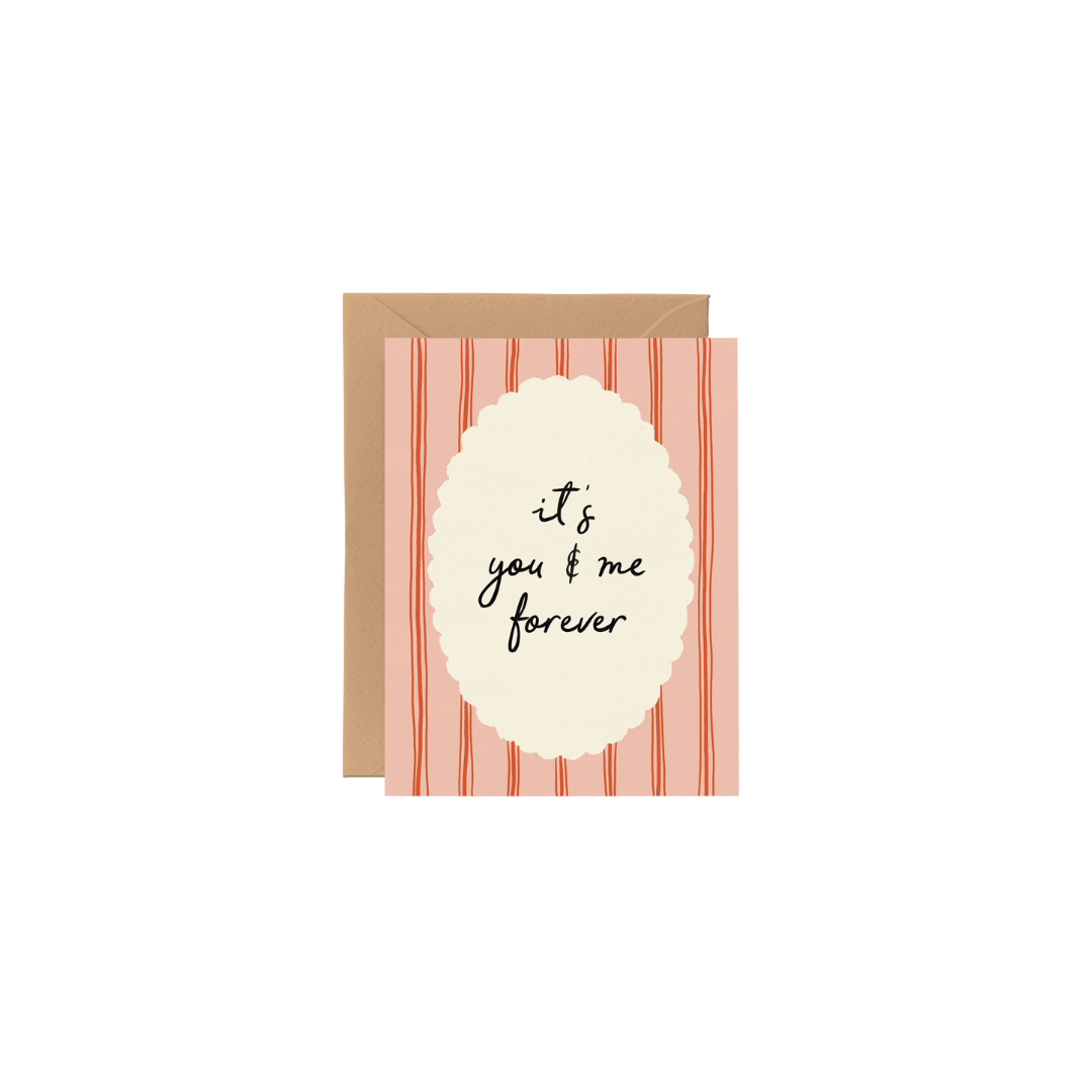 You And Me Forever Card