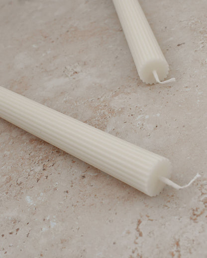 Cream Roman Taper Candle